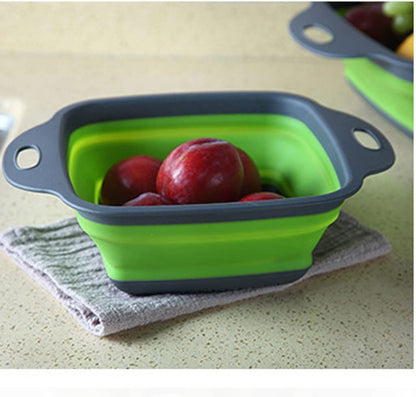Foldable Silicone Kitchen Filter Basket – BPA Free