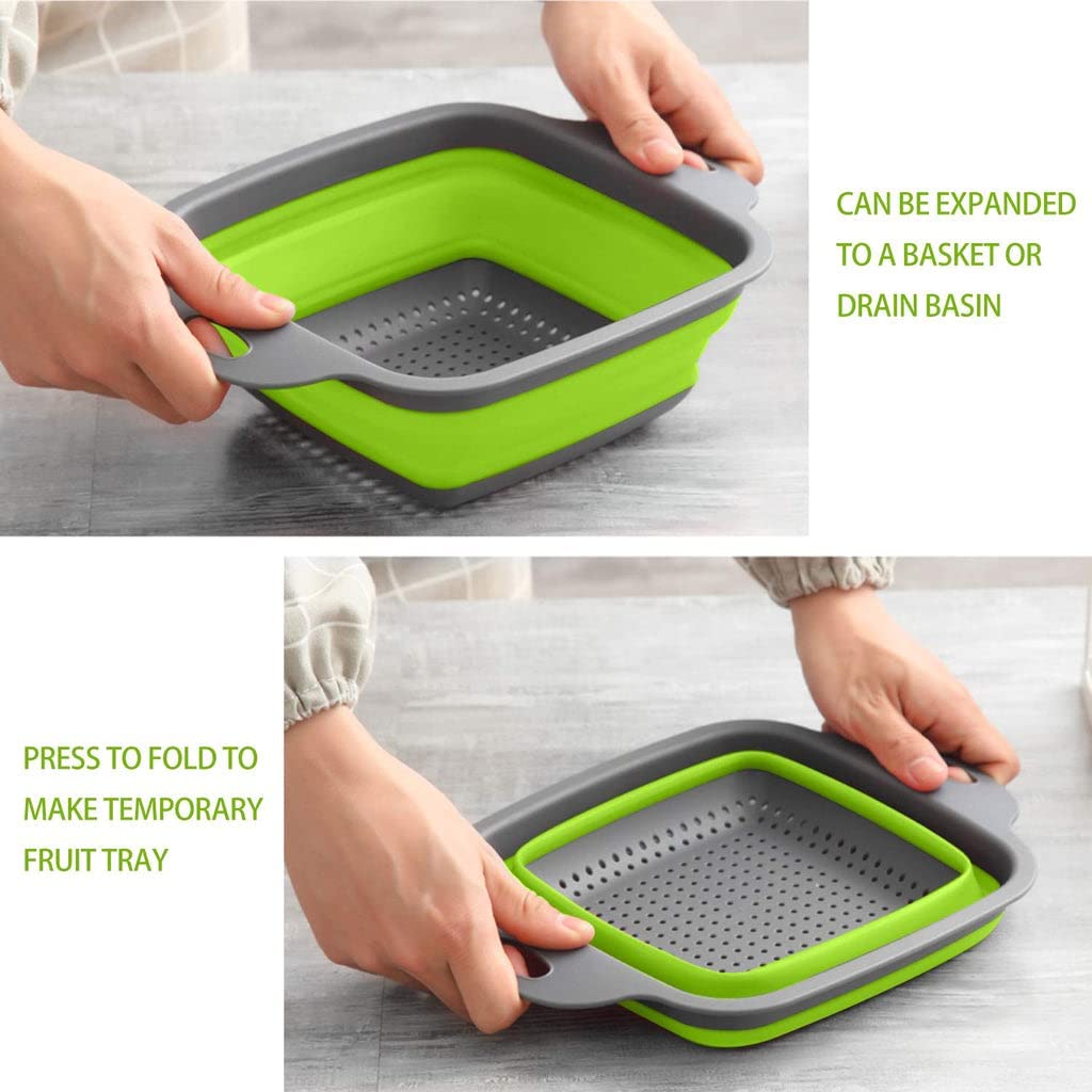 Foldable Silicone Kitchen Filter Basket – BPA Free