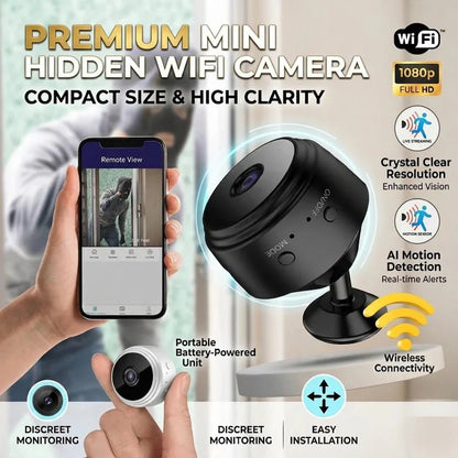 HD Wi-Fi CCTV Camera – Rechargeable, Night Vision