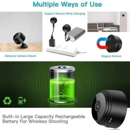 HD Wi-Fi CCTV Camera – Rechargeable, Night Vision