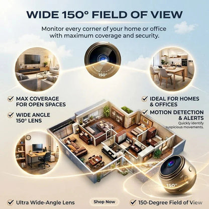 HD Wi-Fi CCTV Camera – Rechargeable, Night Vision